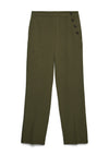 Vero Moda Giabella High Waist Trousers, Khaki