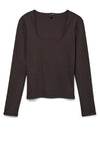 Vero Moda Million Square Neck Top, Brown