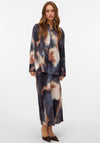 Vero Moda Joa Printed Slip Skirt, Multi-Coloured