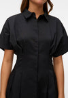 Vero Moda Friba Short Sleeve Shirt Dress, Black
