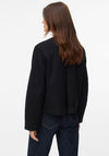 Vero Moda York Double Breasted Short Jacket, Black