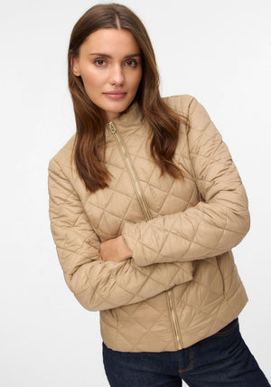 Vero Moda Melisa Quilted Short Jacket, Beige