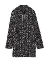 Vero Moda Brushed Katrineleo Leopard Print Jacket, Black