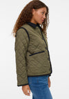 Vero Moda Emily Short Collared Jacket, Green