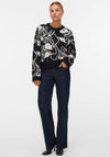 Vero Moda Kaila Patterned Knit Jumper, Black