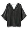 Vero Moda Hillary Satin Effect Blouse, Black