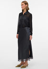 Vero Moda Haisley Lace Trim Midi Skirt, Aspen