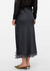 Vero Moda Haisley Lace Trim Midi Skirt, Aspen