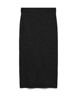 Vero Moda Brisa Knit Midi Skirt, Black