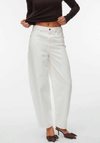 Vero Moda Billie High Rise Barrel Jeans, Bright White