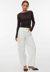 Vero Moda Billie High Rise Barrel Jeans, Bright White