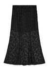 Vero Moda Meta Lace Ankle Skirt, Black