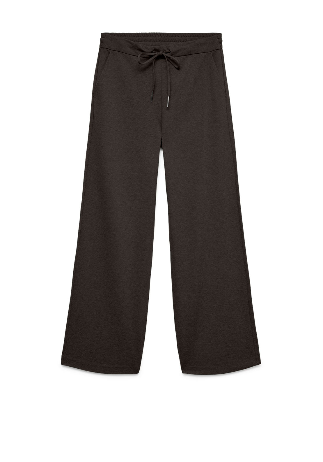 Vero Moda Eva Wide Leg Drawstring Trousers, Brown