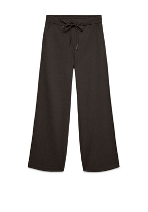 Vero Moda Eva Wide Leg Drawstring Trousers, Brown