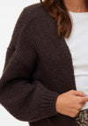 Vero Moda Maybe Open Knitted Cardigan, Brown