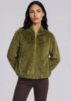 Vero Moda Sonjaliga Faux Fur Short Jacket, Green