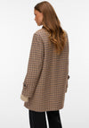 Vero Moda Jackie Check Coat, Brown