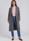 Vero Moda Eva Longline Coat, Grey
