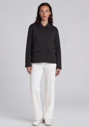 Vero Moda Bellis Button Up Jacket, Black