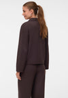Vero Moda Bellis Button Up Jacket, Chocolate Brown