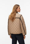 Vero Moda Emily Short Collared Jacket, Beige and Brown