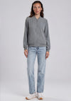Vero Moda Coco Zip Up Bomber Jacket, Blue