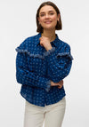 Vero Moda Clarence Embroidered Shirt, Blue