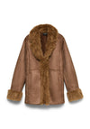 Vero Moda Milano Reverse Neckline Jacket, Brown