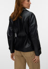 Vero Moda Esther Short Faux Leather Jacket, Black