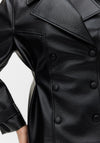 Vero Moda Esther Short Faux Leather Jacket, Black