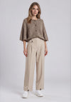 Vero Moda Michell Barrel Leg Trousers, Beige