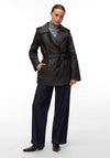Vero Moda Eileen Short Coated Trench Coat, Chocolate Brown