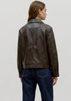 Vero Moda Bridget Faux Leather Jacket, Brown