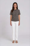 Vero Moda Summer Striped Short Sleeve T-Shirt, Black and White