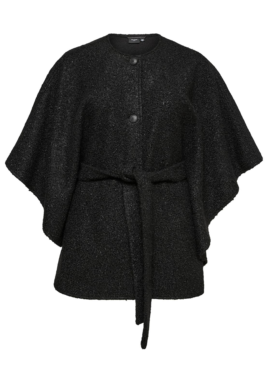 Vero Moda Hamborg Cape Coat, Black