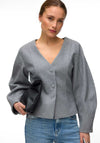 Vero Moda Kleo Barrel Sleeve Cardigan, Grey