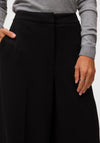 Vero Moda Bellis Mid Rise Wide Leg Trousers, Black