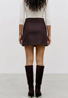 Vero Moda Allison High Waist Short Skirt, Brown