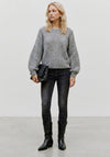 Vero Moda Dacey Knit with Back Detail Jumper, Grey