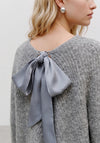Vero Moda Dacey Knit with Back Detail Jumper, Grey