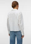 Vero Moda Nona Rhinestone Embellished Shirt, White