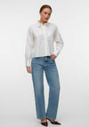 Vero Moda Nona Rhinestone Embellished Shirt, White