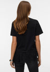 Vero Moda Brit Lace Detail T-Shirt, Black