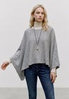 Vero Moda Isla Knit Cape, Grey