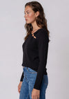 Vero Moda Jain Buckle Detail Top, Black