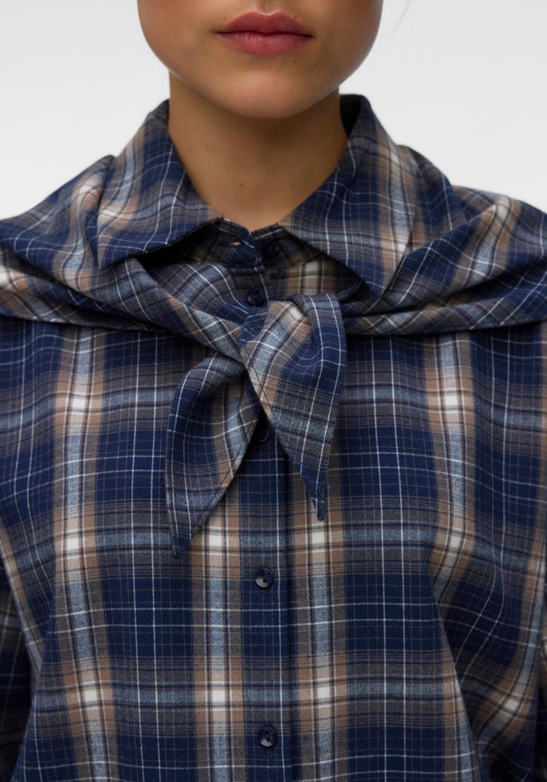 VMTILDA LS SCARF SHIRT WVN