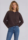 Vero Moda Gold Lux Long Sleeve Hoodie, Brown