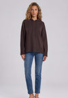 Vero Moda Gold Lux Long Sleeve Hoodie, Brown