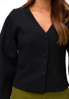 Vero Moda Kleo Barrel Sleeve Cardigan, Black