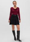 Vero Moda Kleo High Waisted Skirt, Black